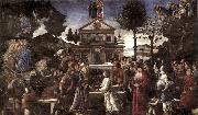 BOTTICELLI, Sandro The Temptation of Christ Spain oil painting artist